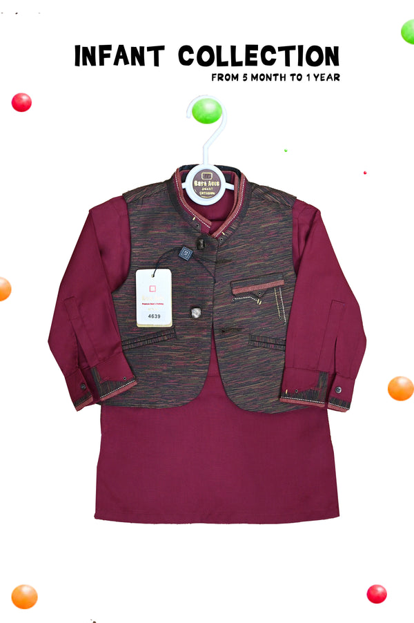 Infant waistcoat suit 4639