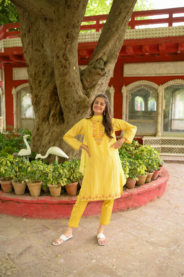 Cotton Embroidered 2pc Suit 4636